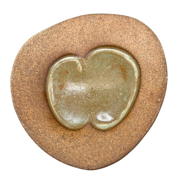 David Salk Free Form Stoneware Art Studio Pottery Bowl Trinket Dish Abstract '92 - Picture 7 of 7